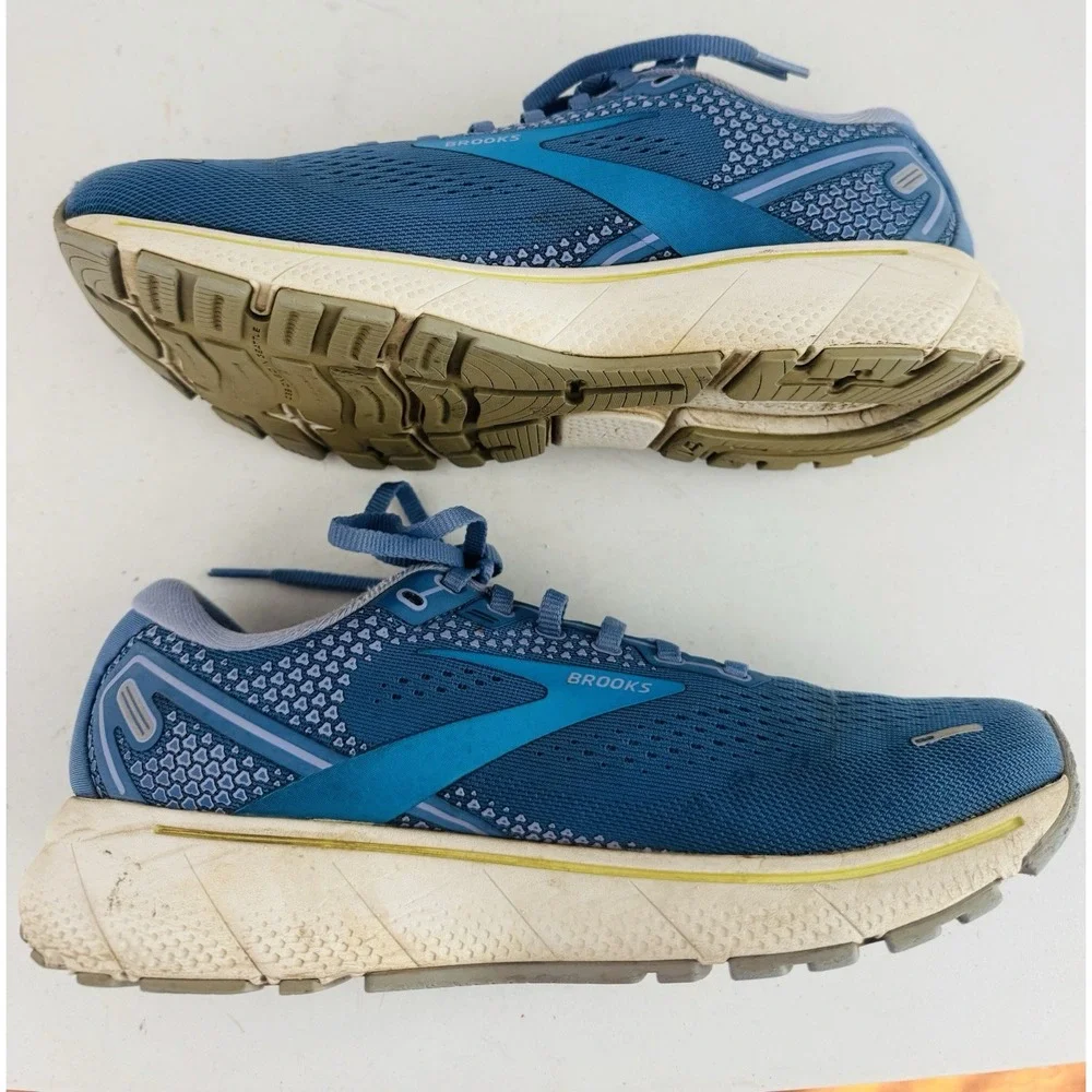 Brooks Ghost 14 Women's Size 9.5 Running Shoes‎ Sneakers Blue Purple 1203801B456